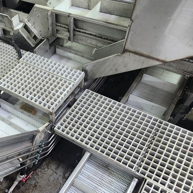 Решетчатый настил на заводе Настил композитный