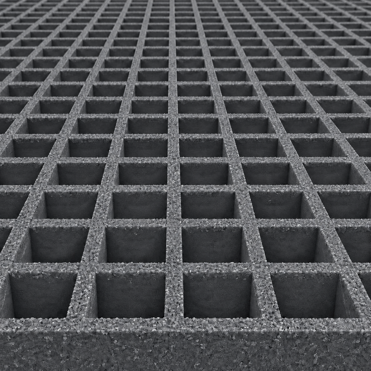 Настил стеклопластиковый FRP 2000*1000*38 RAL 7015